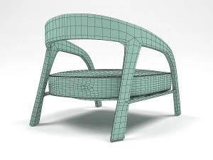 mokha armchair 3D Model