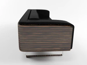 cootz leather sofa 3D Model