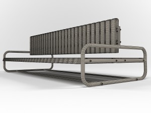 kranz urban bench 3D Model