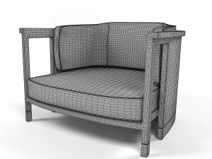 Dropp-Sessel 3D Modell