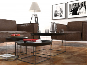 rolf benz furniture set 3D Model