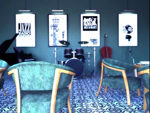 set da pranzo 1011 Modello 3D