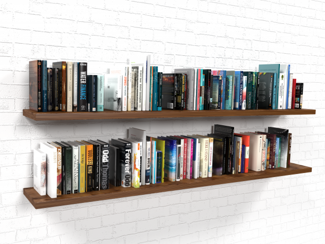 100 books Model 3D .c4d .max .obj .3ds .fbx .stl .blend 