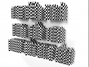 100 books Model 3D
