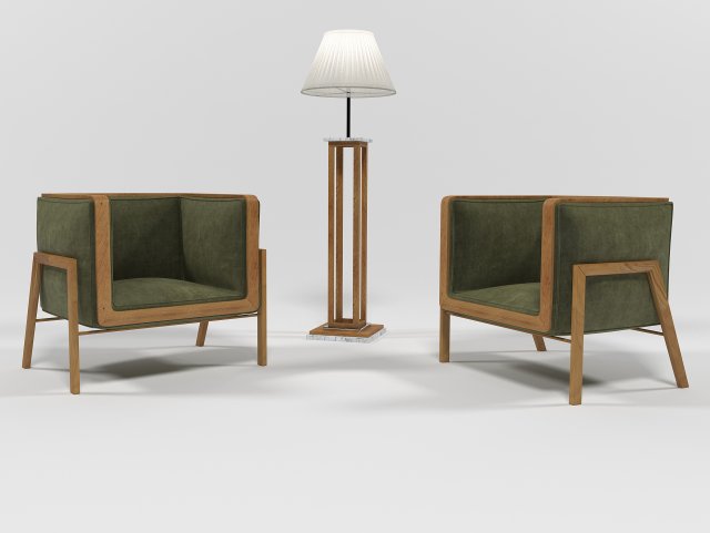 furniture set 1507 3D 模型 .c4d .max .obj .3ds .fbx .stl .blend 