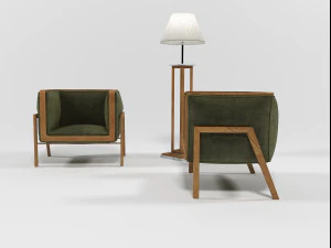furniture set 1507 3D Model