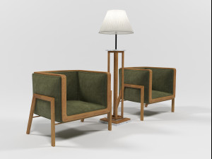 furniture set 1507 3D 模型