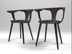 1601 dining chair 3D Модель