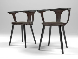 1601 dining chair 3D Model