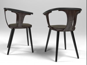 1601 dining chair 3D Модель