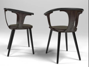 1601 dining chair 3D Model