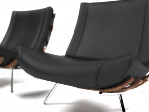 1801 lounge chair 3D Model