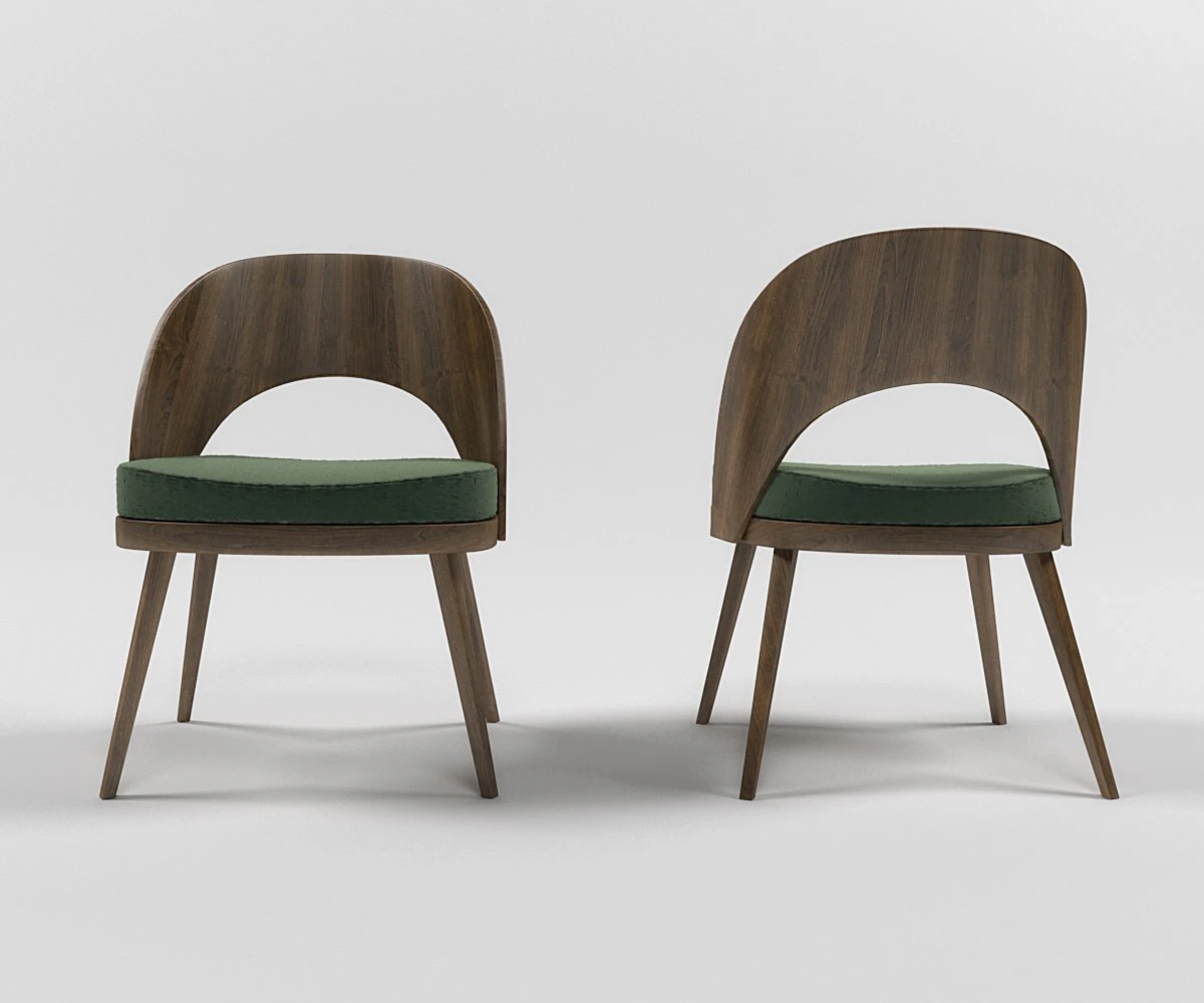 aksamit dining chair 3D Model .c4d .max .obj .3ds .fbx .stl .blend 