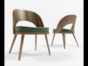 aksamit dining chair Modelo 3D