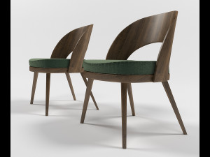 aksamit dining chair Modelo 3D