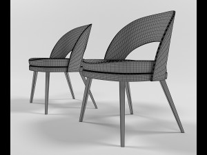 aksamit dining chair Modelo 3D