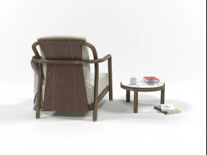 alison armchair set 3D Model