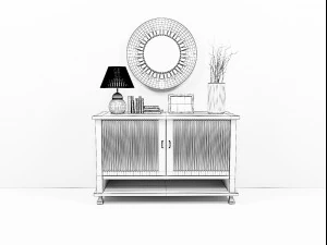 decorative set 2707 3D Model