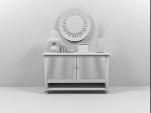 decorative set 2707 3D Model