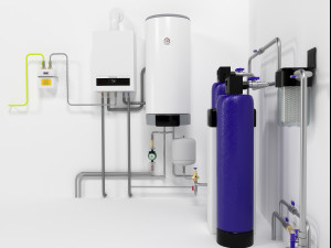 boiler buderus u072-35 with drazice okc160 waterheater Modèle 3D