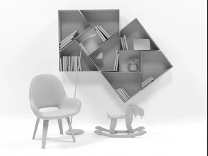 furniture set 1009 3D Model