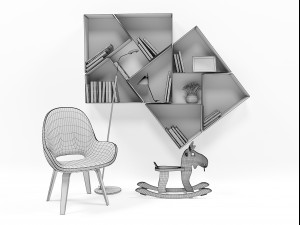 furniture set 1009 Modelo 3D