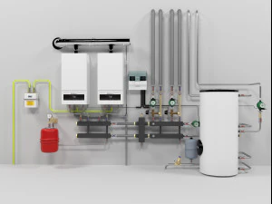 Будерус gb062-24 каскадна опалювальна установка 3D Модель