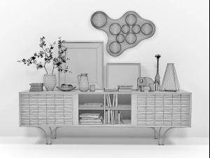 juego de aparador 2510 Modelo 3D