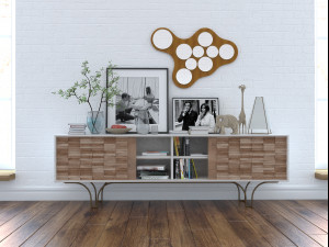 sideboard set 2510 3D Model