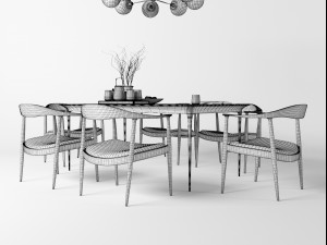 furniture set 1511 3D Модель
