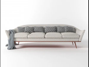 sofa by ico parisi 3D Model