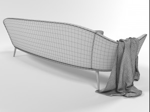 sofa by ico parisi 3D 模型
