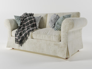ektorp 2-seat sofa Modelo 3D