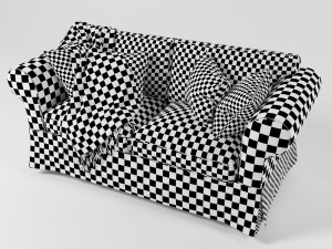 ektorp 2-seat sofa Modelo 3D