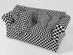 ektorp 2-seat sofa 3D Model