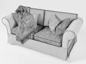 ektorp 2-seat sofa 3D Model