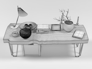 slab coffee table Modelo 3D
