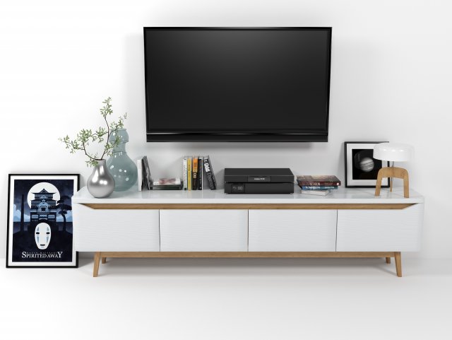 tv stand 1702 Modelo 3D .c4d .max .obj .3ds .fbx .stl .blend 