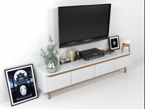 tv stand 1702 Modelo 3D