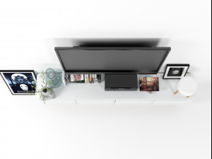 tv stand 1702 Modelo 3D