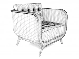 кресло Брандо 3D Модель