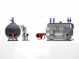 viessmann vitomax 200hs steam boiler Modèle 3D