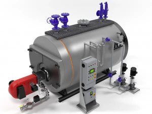 viessmann vitomax 200hs steam boiler 3D Model