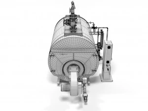 viessmann vitomax 200hs steam boiler 3D Model