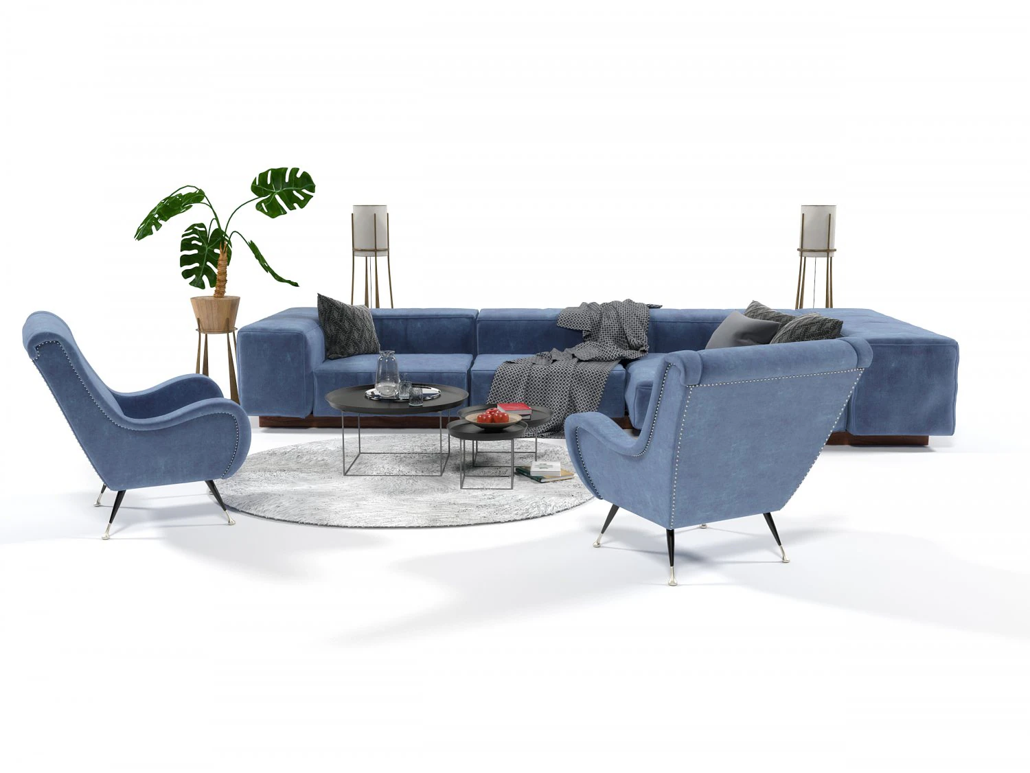 furninture set 0404 3D Model .c4d .max .obj .3ds .fbx .stl .blend 