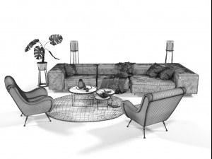 furninture set 0404 Modelo 3D