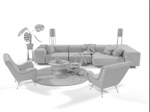 furninture set 0404 3D Model