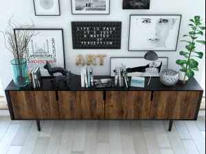 conjunto de decora&ccedil;&atilde;o 2604 Modelo 3D