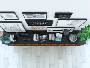 conjunto de decora&ccedil;&atilde;o 2604 Modelo 3D