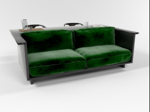 sofa set 0707 3D Model